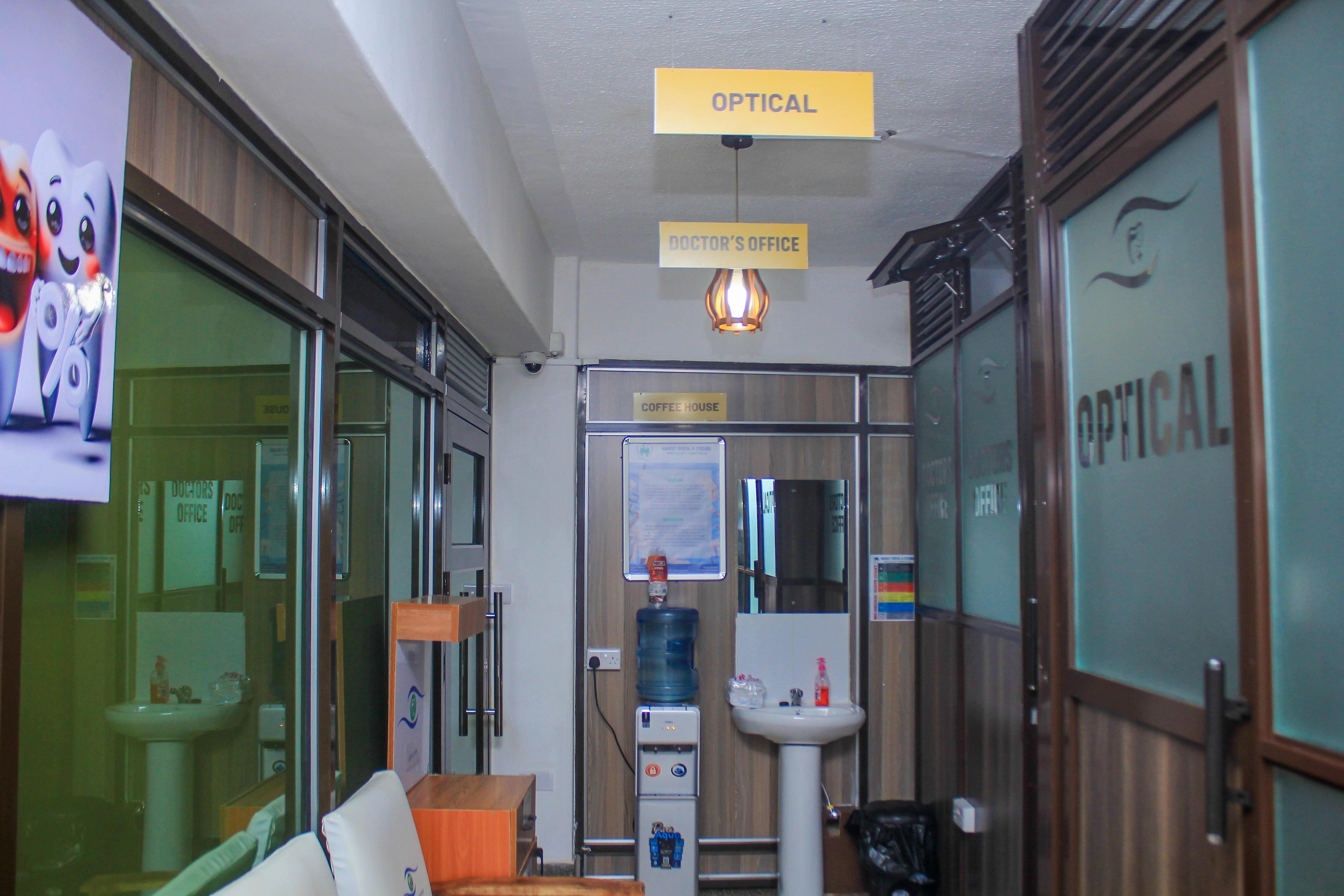 Welcoming reception at the clinic